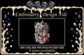Anime Pirate Boy Dual Form Machine Embroidery Design File