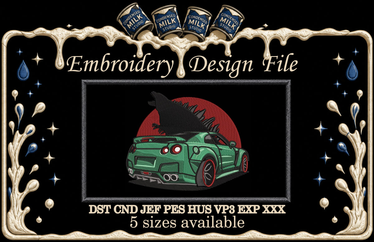 Machine Embroidery Designs, Car