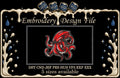 Machine Embroidery Designs,Octopus