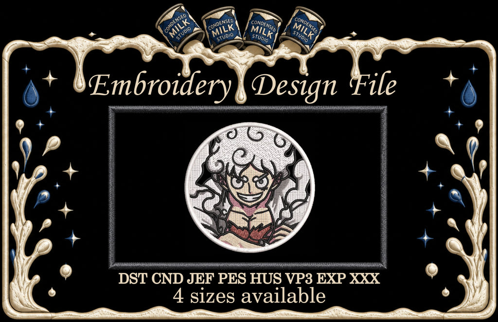 Sun God Awakening Pirate Machine Embroidery Design