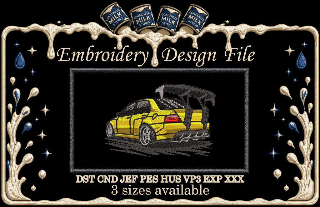 Machine Embroidery Designs, Car