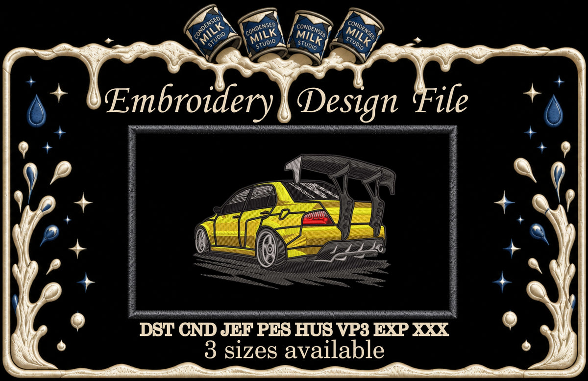 Machine Embroidery Designs, Car