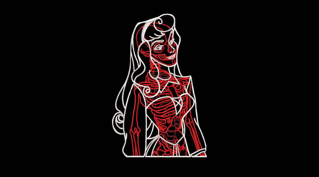 Fairytale Anatomical X-Ray Linework Patch Digital File