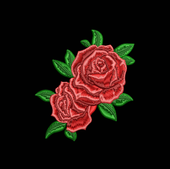 Machine Embroidery Designs. Rose
