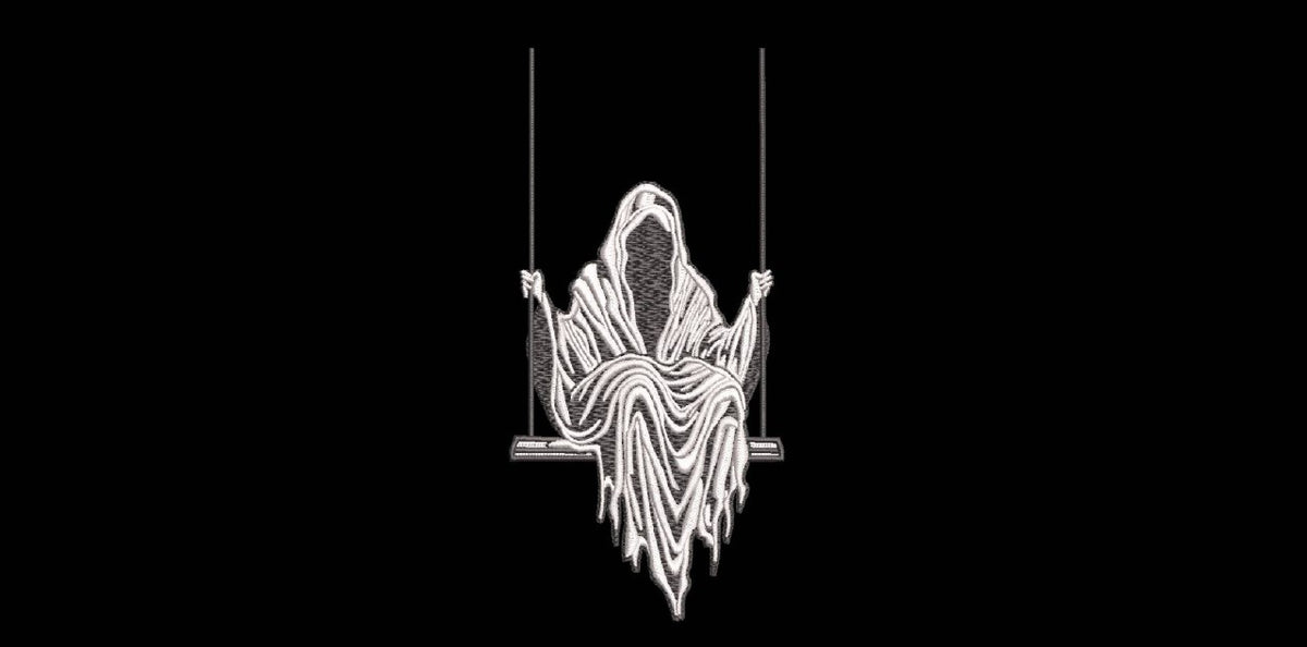 Grim Reaper on Swing Machine Embroidery Design