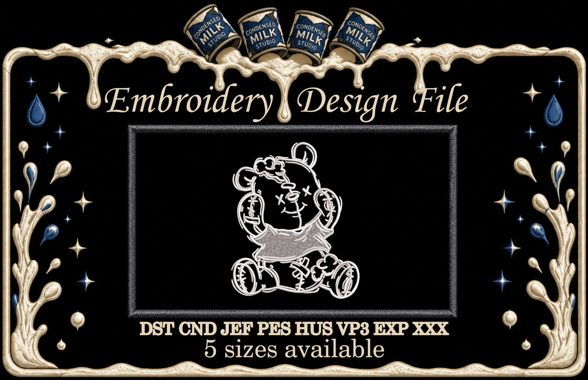 Machine Embroidery Designs Bear