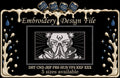 Cursed King Hands Sign Machine Embroidery Design