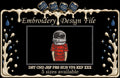 Astronaut Helmet Boy Machine Embroidery Design - Urban Streetwear Space Patch Digital File