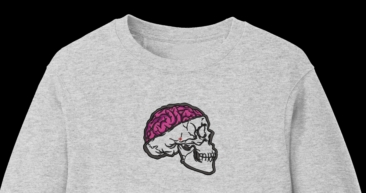 Machine Embroidery Designs.Skull