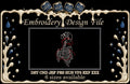 Machine Embroidery Designs.Skeleton