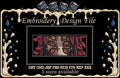 Six Eyed Demon Swordsman Machine Embroidery Design