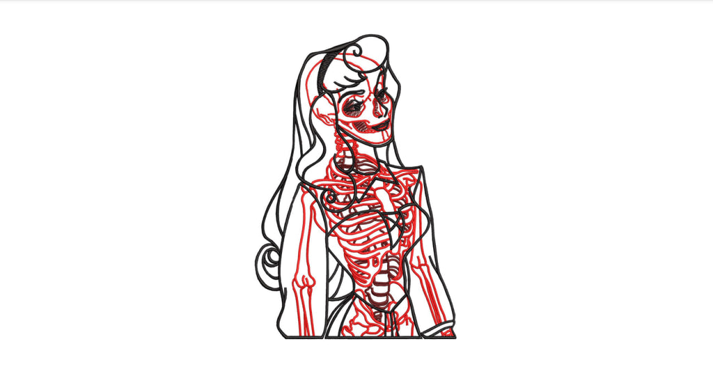 Fairytale Anatomical X-Ray Linework Patch Digital File