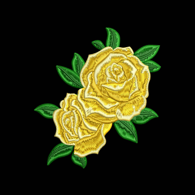 Machine Embroidery Designs. Rose