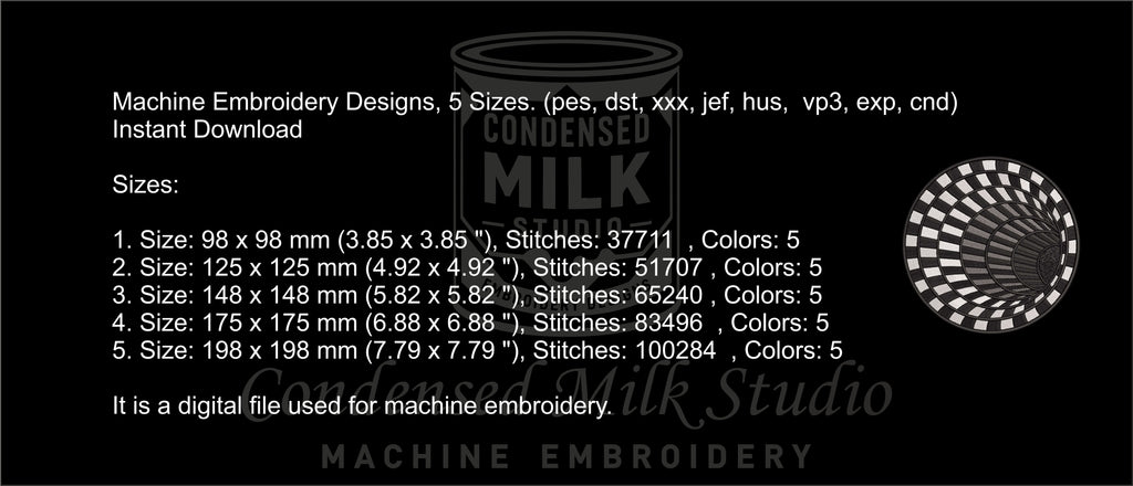 Machine Embroidery Designs.Illusion