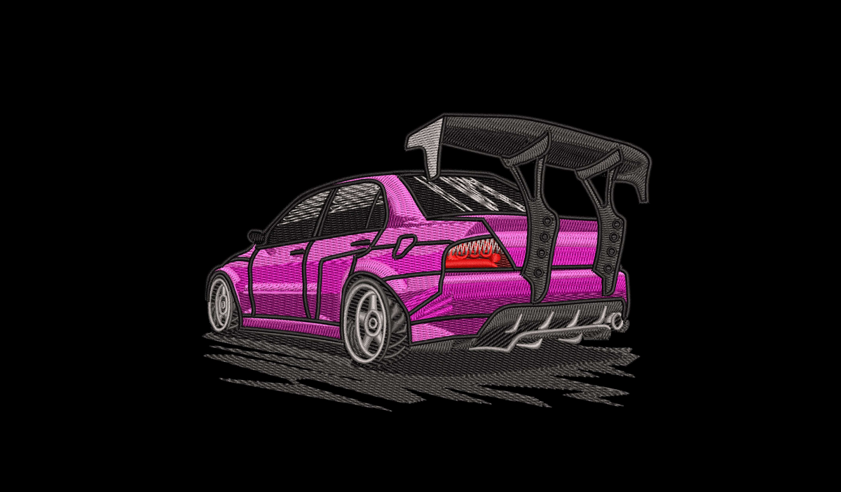 Machine Embroidery Designs, Car
