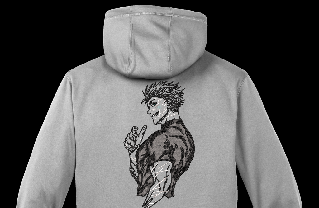 Anime Sorcerer Domain Expansion Machine Embroidery Design