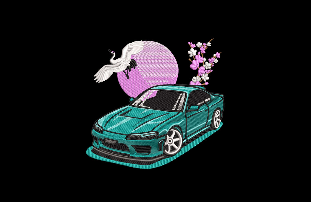 Machine Embroidery Designs, Car Nissan