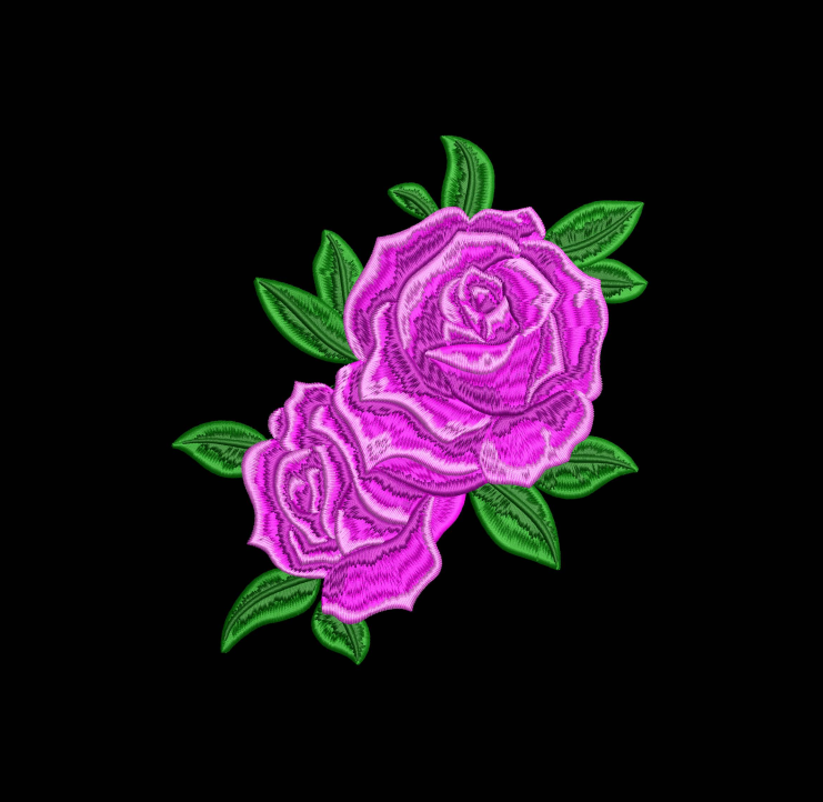 Machine Embroidery Designs. Rose