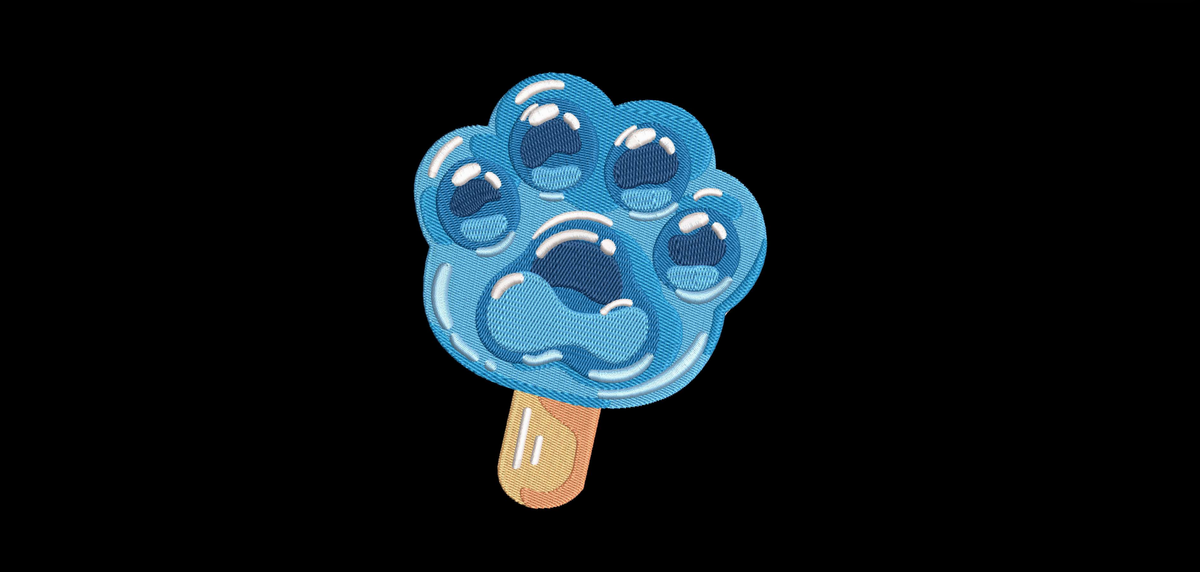 Machine Embroidery Designs.Paw