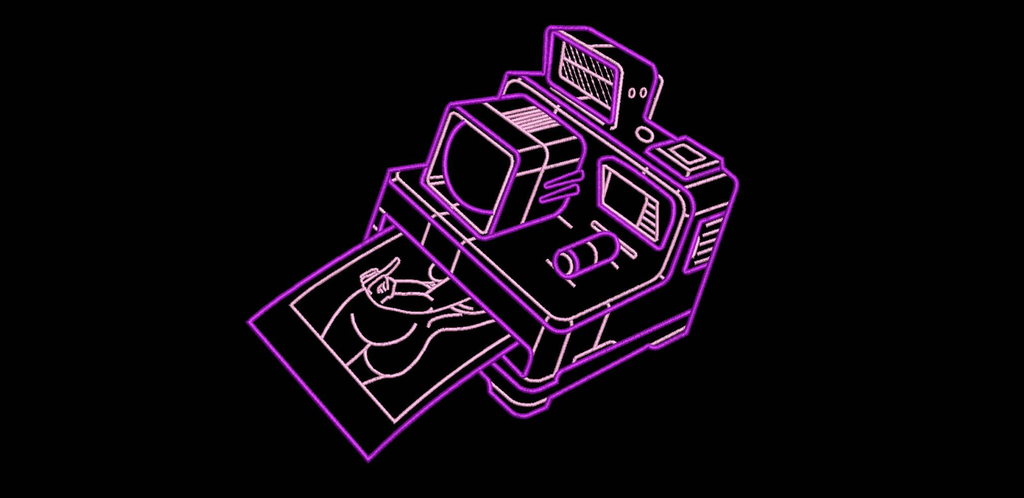 Retro Instant Camera Machine Embroidery Design