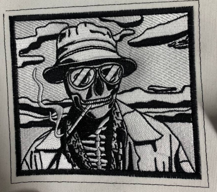 Machine Embroidery Designs.Skeleton