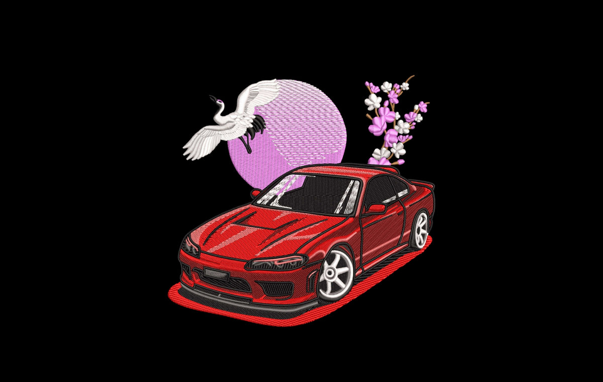 Machine Embroidery Designs, Car Nissan