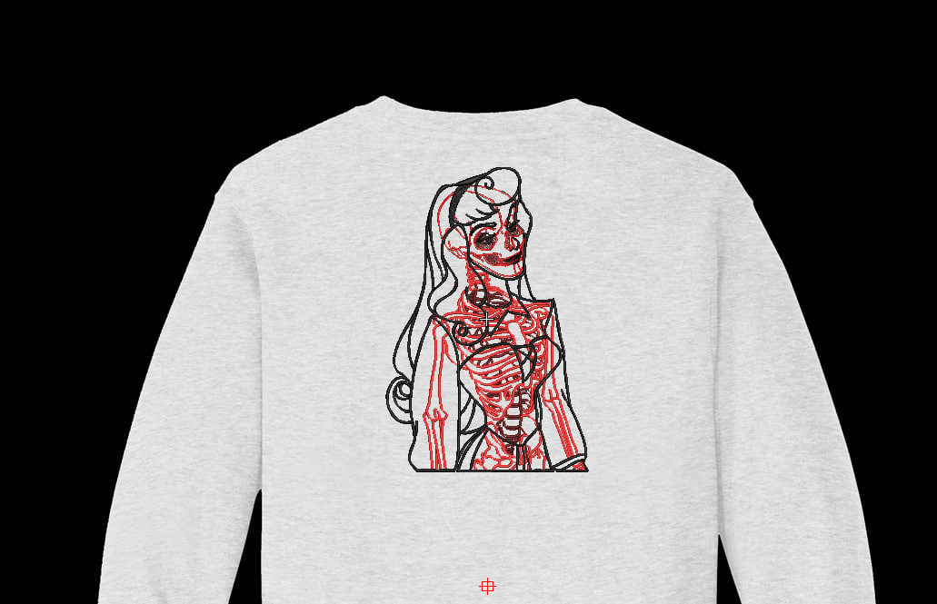 Fairytale Anatomical X-Ray Linework Patch Digital File