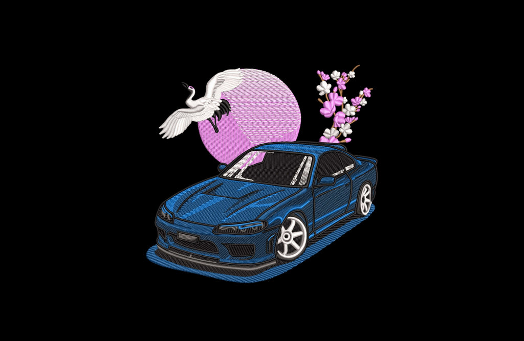 Machine Embroidery Designs, Car Nissan