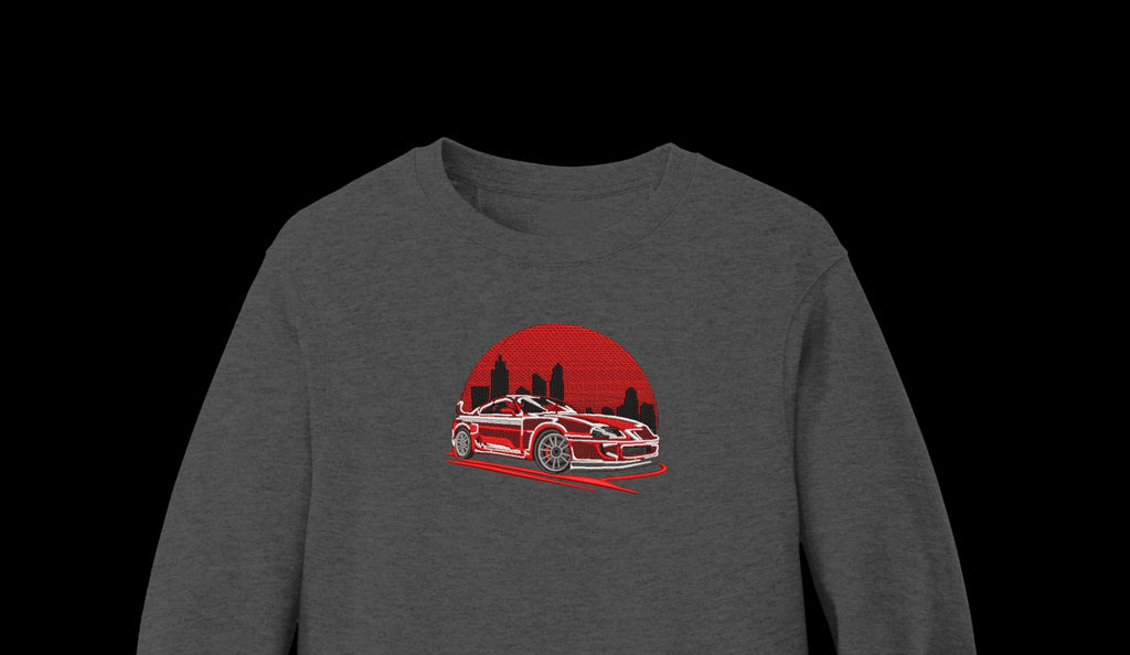 Machine Embroidery Designs, Car Supra