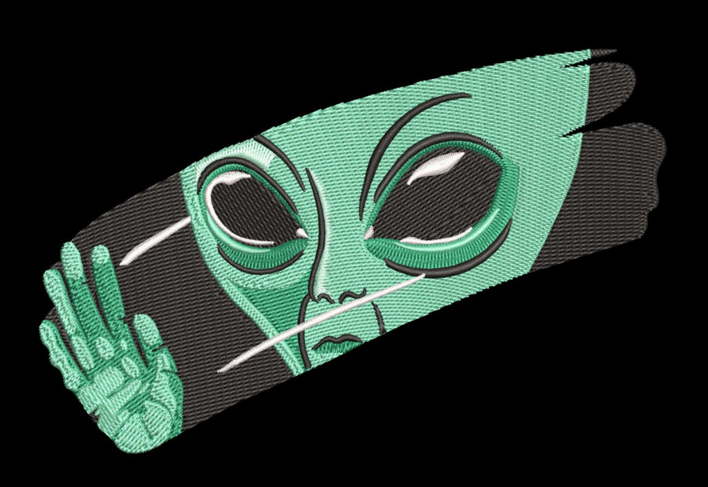 Machine Embroidery Designs. Alien