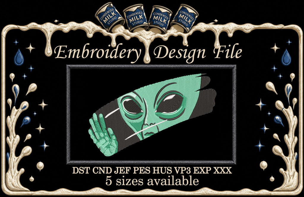 Machine Embroidery Designs. Alien