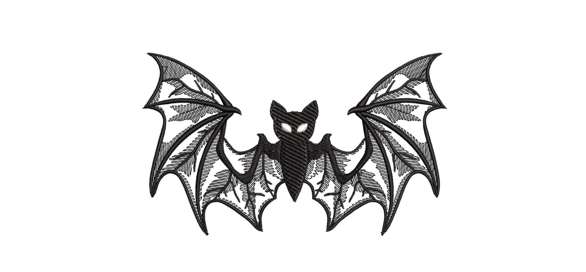 Machine Embroidery Designs. Bat