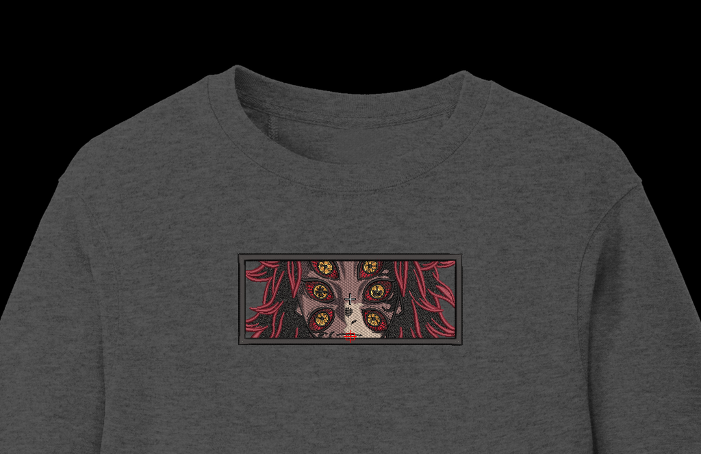 Six Eyed Demon Swordsman Machine Embroidery Design