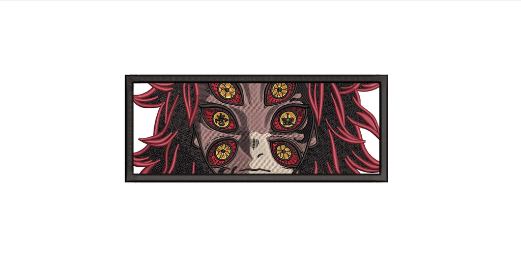 Six Eyed Demon Swordsman Machine Embroidery Design