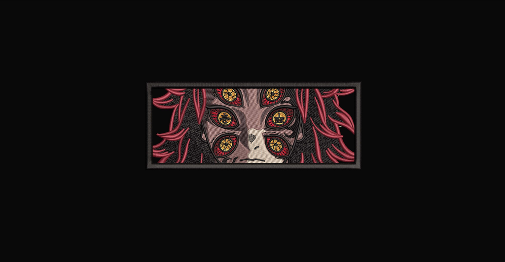 Six Eyed Demon Swordsman Machine Embroidery Design