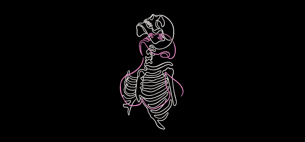 Machine Embroidery Designs.Skeleton
