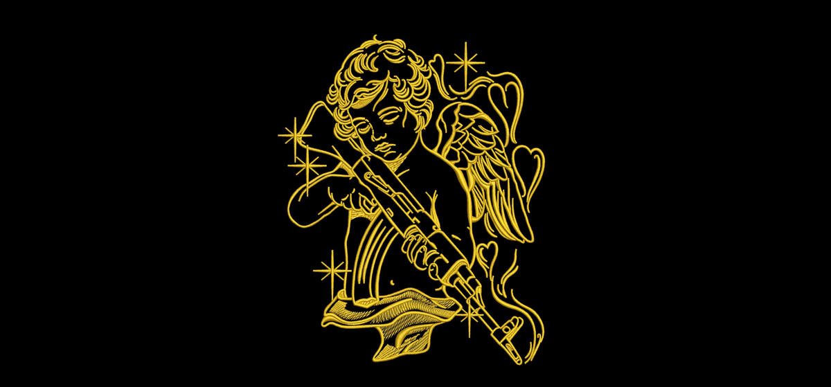 Machine Embroidery Designs.Angel
