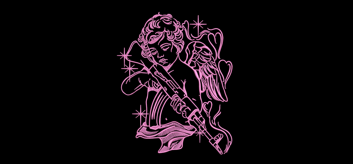 Machine Embroidery Designs.Angel