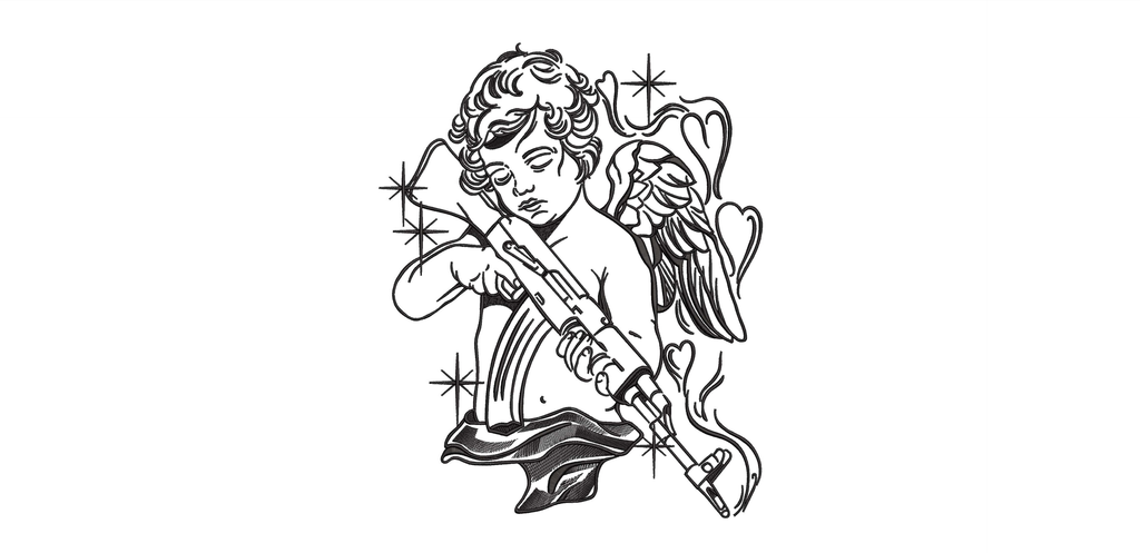 Machine Embroidery Designs.Angel