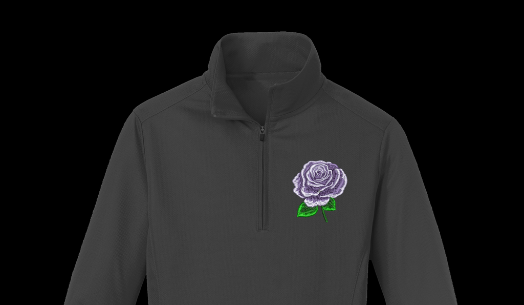 Machine embroidery designs, Embroidery rose