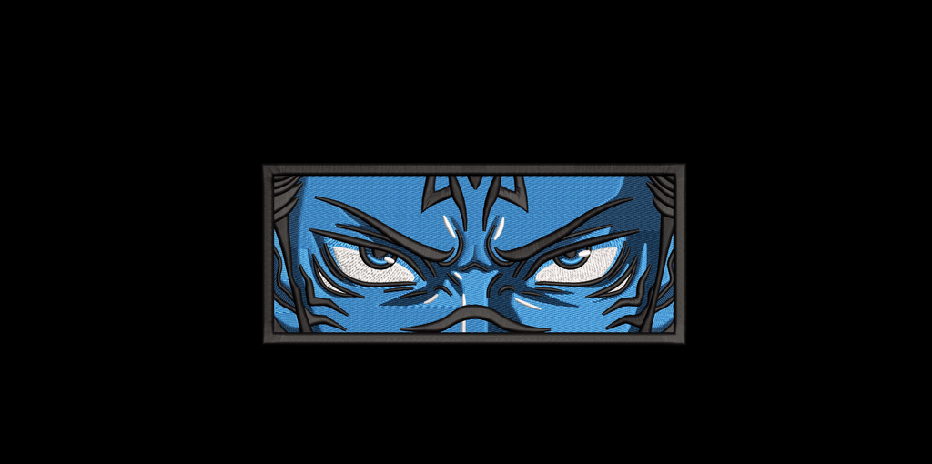 Crimson Demon Eyes Machine Embroidery Design
