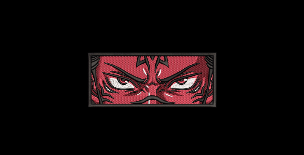 Crimson Demon Eyes Machine Embroidery Design