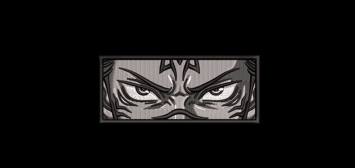 Crimson Demon Eyes Machine Embroidery Design
