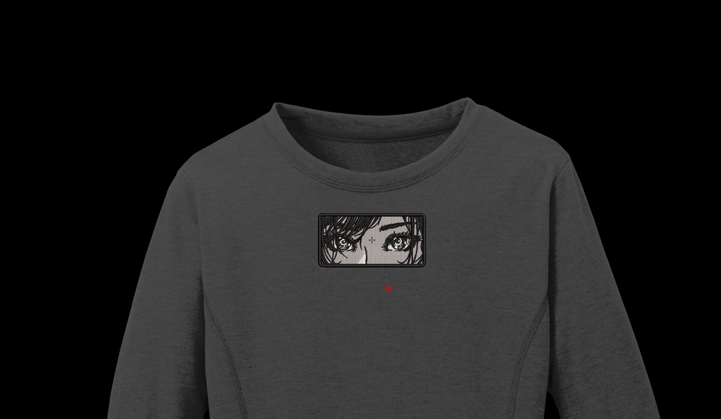 Manga Girl Eyes Box Machine Embroidery Design