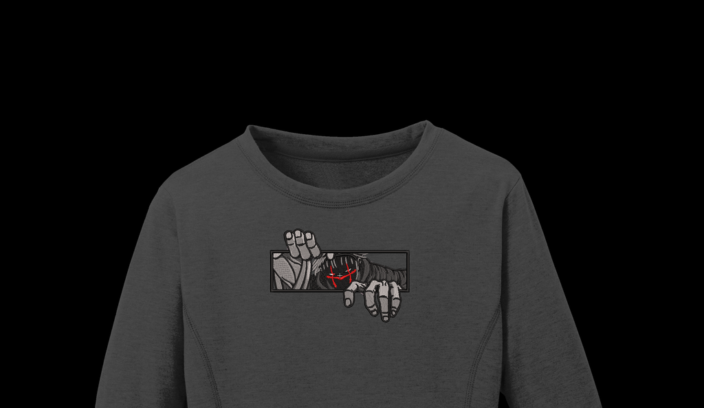 Shadow Ninja 3D Peeker Machine Embroidery Design