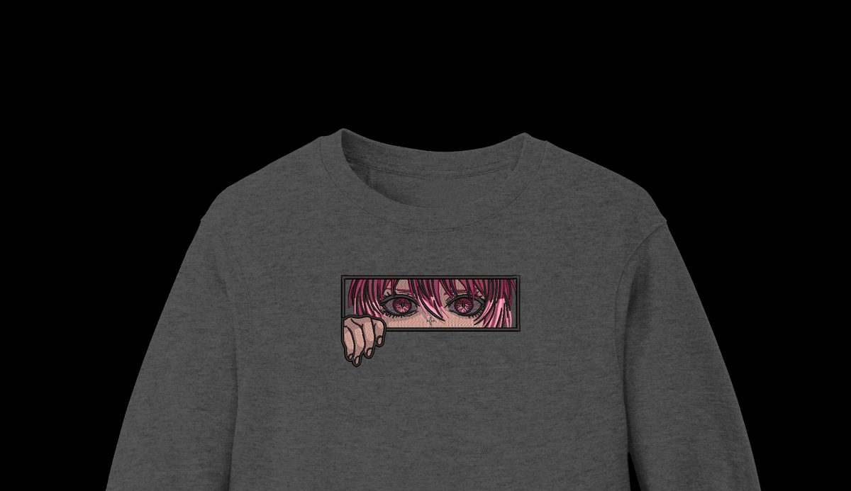 Control Devil Eyes Peeking Machine Embroidery Design