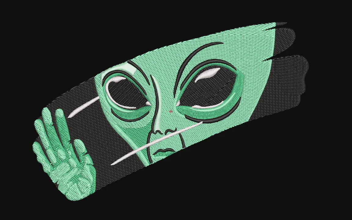 Machine Embroidery Designs. Alien