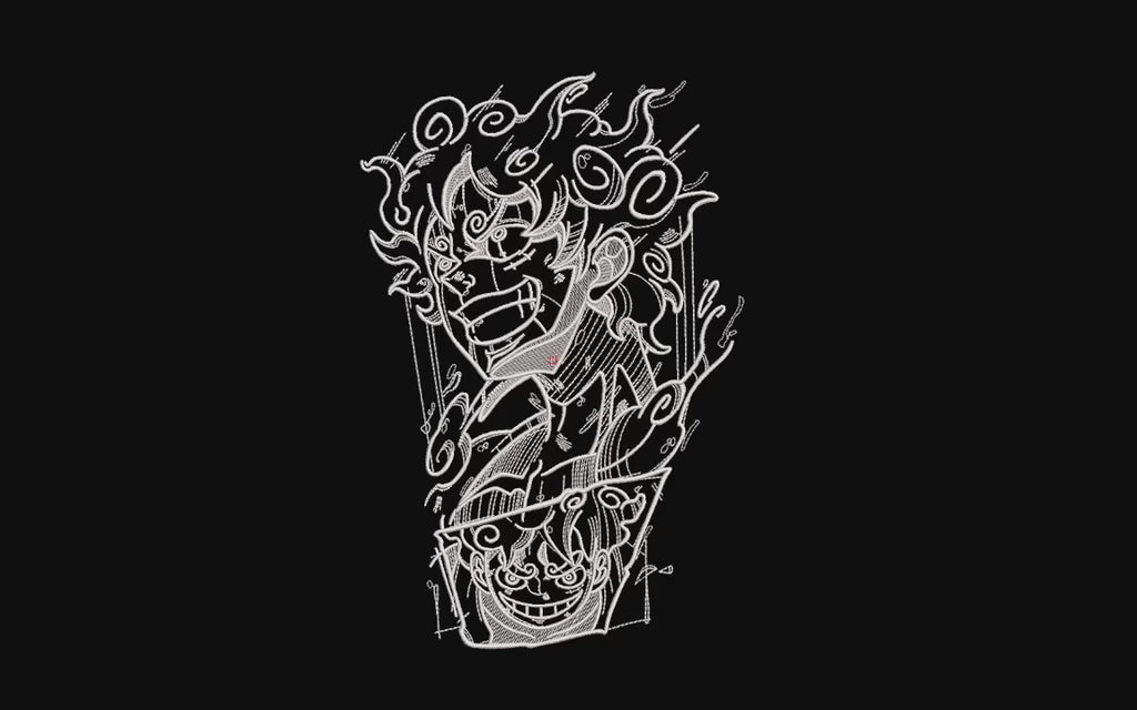 Sun God Cloud Hair Machine Embroidery Design