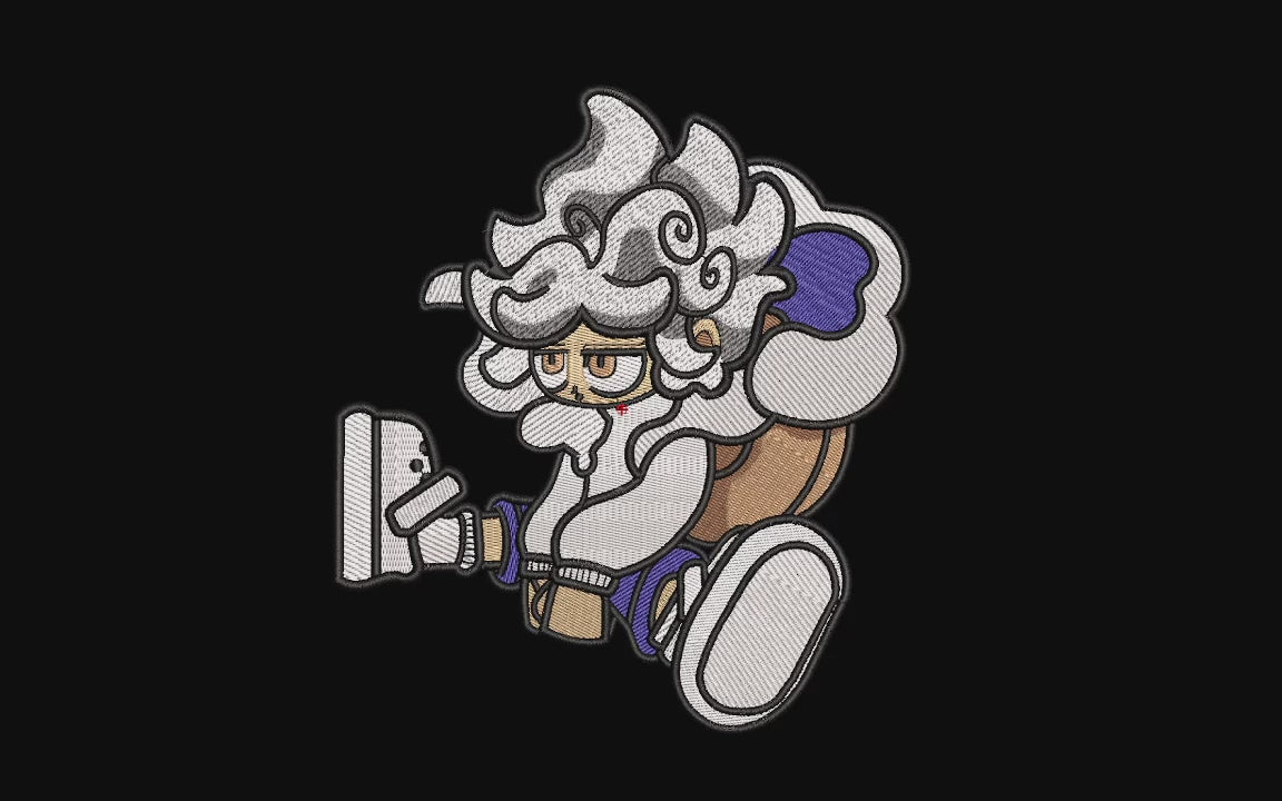 Chibi Sun God Sitting Machine Embroidery Design