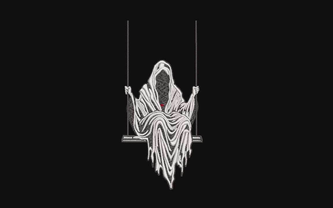 Grim Reaper on Swing Machine Embroidery Design